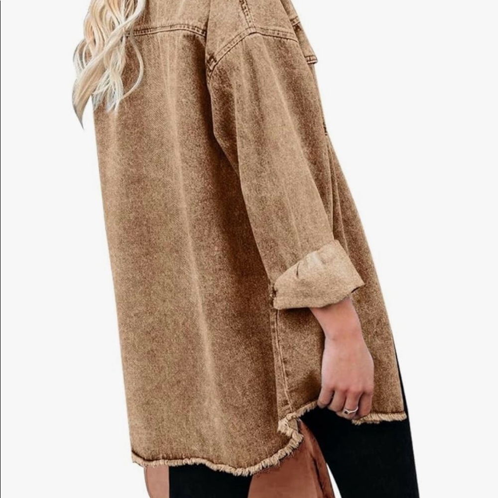 Khaki Shacket - image 2